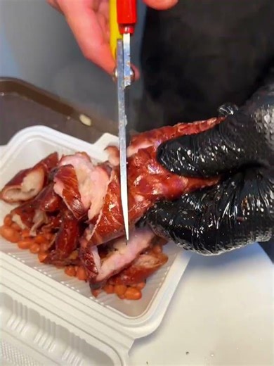 Grilled Pork Intestines烤肥肠 #chinesestreetfood #food