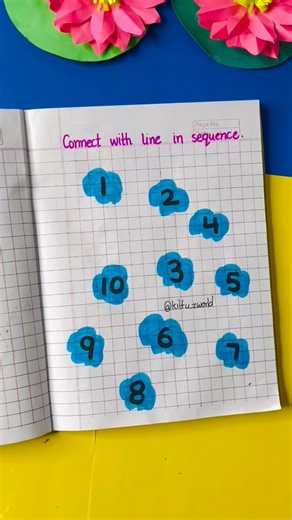 109K views · 693 reactions |  Fun Number Activity!Let your little one practice number sequencing with this simple and engaging “Connect the Numbers” activity. Perfect for number recognition and fine motor skills!  Age: 3+ | DIY Worksheet#NumberSequence #PreschoolActivity #KidsLearningFun #DIYWorksheets #EarlyLearning #MontessoriAtHome #HomeschoolIdeas #KittuzWorld #LearningThroughPlay #TracingNumbers #MathForKids #BusyBookIdeas | Renu Bala | Facebook