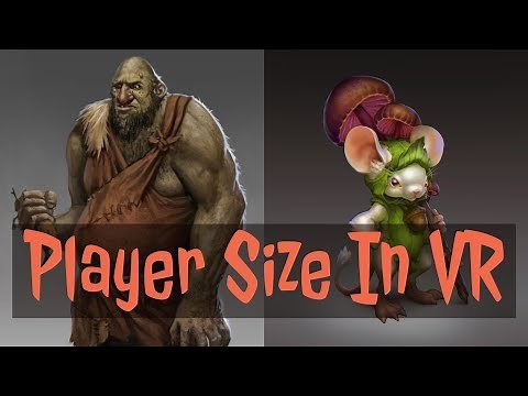 How to adjust player size & scale in Virtual Reality with Unity3D