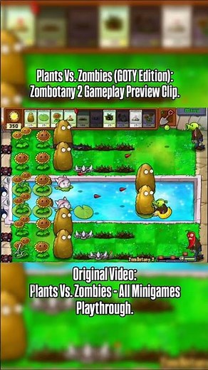 Zombotany 2 - Plants Vs. Zombies Gameplay Preview Clip. #plantsvszombies