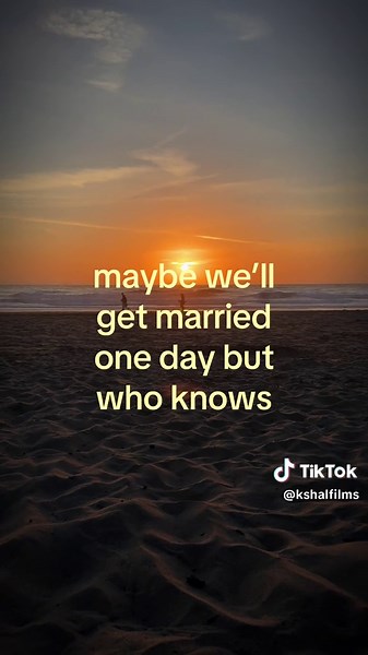 kshalfilms (@kshalfilms)’s video of maybe one day i'll get married