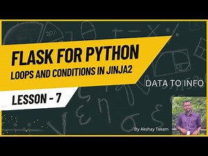 Loops and Conditions in Jinja2 | Flask for Python | Data To Info