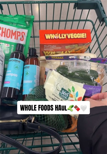 light haul this week 🤍 #wholefoods #groceryhaul #groceryshopping #nj #lutealphase