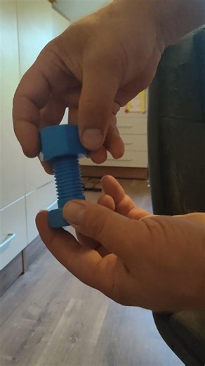 Flawless 3D Printed Threads: M24 Bolt & Nut Perfect Fit! (Modeled in SketchUp)