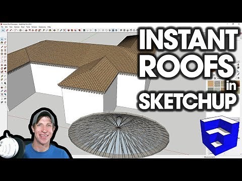 INSTANT ROOFS IN SKETCHUP with Instant Roof NUI