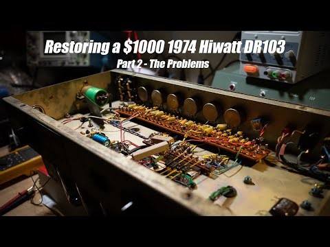 1974 Hiwatt DR103 Repair - Part 2