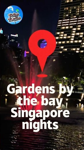 Así Es Gardens by the Bay de Noche 🤯🌃 Singapur Futurista