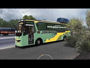 JAKHAR TRAVELS EICHER SLEEPER BUILT BY JASWANT INDUSTRIES • ETS2 • INDIA MAP • REALISTIC MAP & DRIVE
