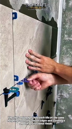 Tile Leveling System Secrets! Perfect Wall Tiles Every Time #tiling #construction #DIY