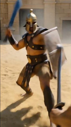 WHAT SPARTACUS SAW IN THE ARENA #shorts