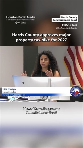 Harris County approves major property tax hike for 2027