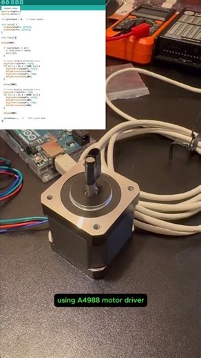 stepper motor control #steppermotor #arduino #a4988 #nema17