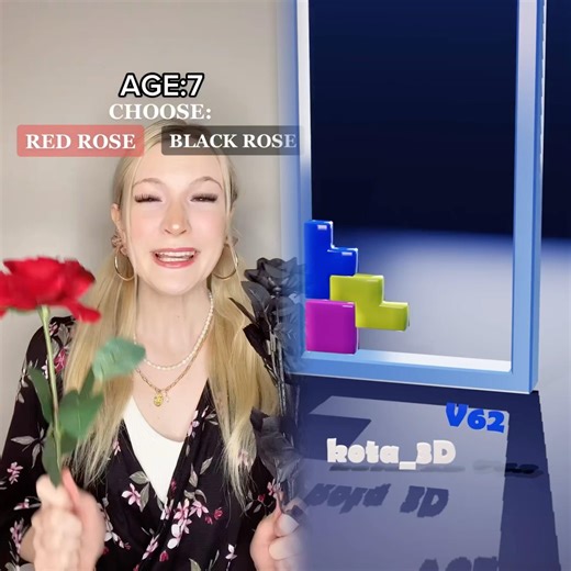 #pov At age seven you must choose between the red and black rose but if you choose the black rose…