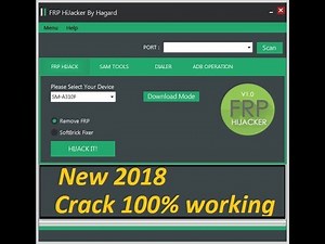 Frp Hijacker by Hagard V1.0 setup frp reset tool 100% working and tested. 2018