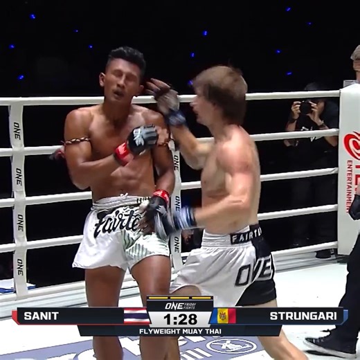TRIPLE HOOKS 🪝 Valerii Strungari KOs Sanit in his ONE Friday Fights debut! | ONE Championship