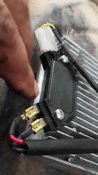 como conectar el modulo del distribuidor electrónico para un 6 cilindros Chevy falcón Torino valiant