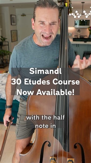 Learn about Simandl's Etude No. 15 - Andantino for double bass