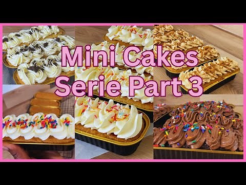 Mini Cakes Serie Part 3 | 🍰 How to Make 7 Flavours of Mini Cakes