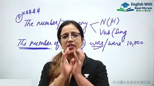 28K views · 1.7K reactions | The Number / The Many || Noun & Verb || Singular & Plural || English With Rani Ma'am #BasicEnglishGrammar | English With RANI MAM | Facebook