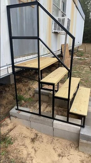 DIY Mobile Home Stairs#cheap