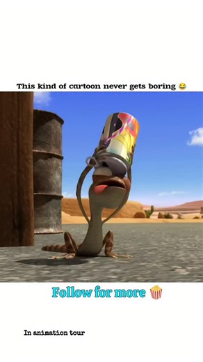 IN_ANIMATION_TOUR on Instagram: "Oscar and the Oasis.. Key Aspects: Main Character: Oscar, a resourceful lizard. Setting: A desert with elements from real deserts, crossed by a highway. Plot: Oscar's daily struggle for water and food, often finding surprising items from human garbage (bottles, cans, eggs). Antagonists/Friends: The "Trio" (Buck the vulture, Harchi the hyena, Popy the fennec fox) who compete for resources but sometimes cooperate. Style: Nonverbal (silent) comedy, relying on slapst