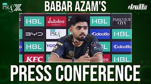343K views · 10K reactions | Babar Azam's Press Conference | Quetta Gladiators vs Peshawar Zalmi | Match 17 | HBL PSL X | M2M1A #QGvPZ | #HBLPSLX | #ApnaXHai | Pakistan Super League | Facebook