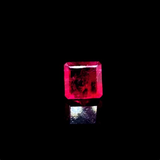 Beryl var. Red Beryl (1.28 ct) - Ruby Violet claims, Beaver Co., Utah, USA More info: https://www.irocks.com/minerals/specimen/52758 A red-hot gem is a classic but elegant gem from the famed Wah Wah Mountain locale, the only area known to produce the red-colored variety of beryl. It is a well-known and highly coveted locale for gemstones and minerals. Red beryl sometimes also gets called 'red emerald', although the name is not authorized (yet) by those in charge of gem nomenclature. This 1.28 ct