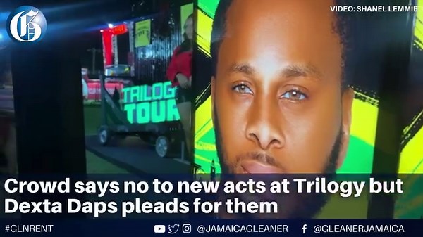 The fans who came out to witness Dexta Daps live in concert at his Trilogy Tour last Friday at the Ranny Williams Entertainment Centre had zero patience for the truckload of newbies who the superstar entertainer brought along. And they were certainly not shy to show it. Read more: https://jamaica-gleaner.com/article/entertainment/20231204/crowd-says-no-new-acts-trilogy-dexta-daps-pleads-them #GLNREnt | Jamaica Gleaner