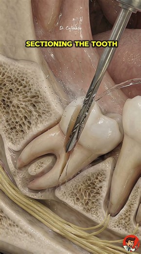 How an Impacted Wisdom Tooth is Removed (3D Animation)