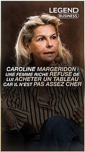 722K views · 6.2K reactions | Caroline Margeridon : une femme riche refuse de lui acheter un tableau car il n'est pas assez cher ⬆️ L'interview complète est disponible sur la chaîne YouTube de LEGEND ainsi qu'en podcast sur toutes les plateformes  | Guillaume Pley | Facebook