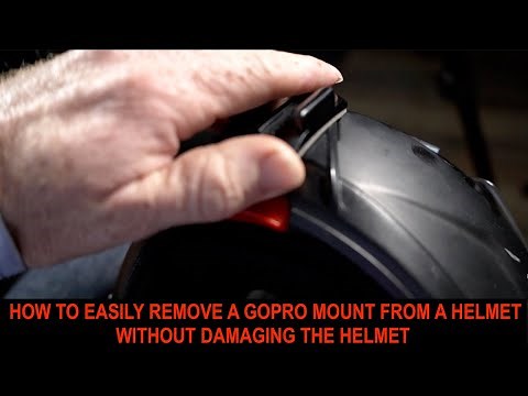 HOW TO REMOVE A GOPRO MOUNT FROM A MOTORCYCLE HELMET