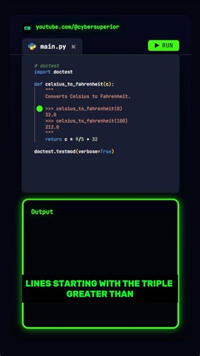 Python Comments As Tests?! 🤨 #coding #python #learnpython
