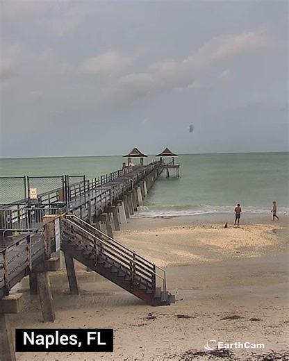 EarthCam captured Hurricane Milton, a dangerous Category 3 storm that made landfall on Florida's central west coast late Wednesday. Milton had sustained winds of 120 mph, according to the National Hurricane Center. | EarthCam