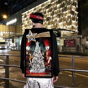 [Hot Item] 21.5 Inch Portable LED LCD Digital Backpack Advertising Display