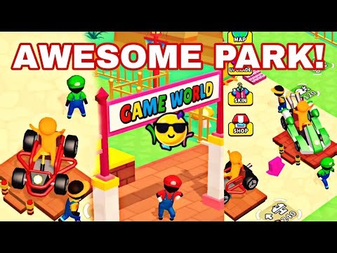 AWESOME PARK: IDLE GAME – BUILD THE ULTIMATE FUN PARK! 🎡