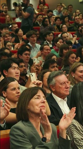 First public lecture since Nobel win #NobelPrize #Economics #LSE