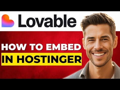 How To Embed Lovable AI in Hostinger Website Builder | Step-by-Step Tutorial for Beginners