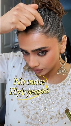 The baby hair hack that actually works #hairtutorial #shorts