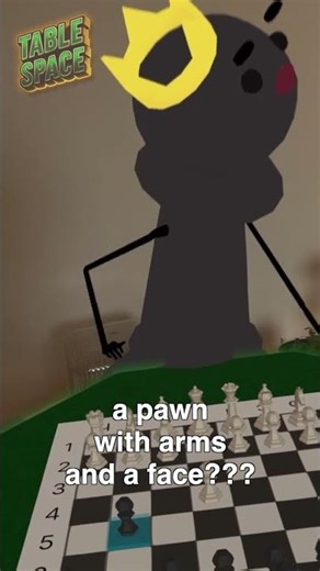 Just another day playing chess... against a talking pawn!? ♟️