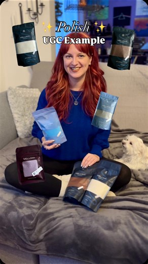 Aleksandra | UGC & Travel Creator on Instagram: "Cozy UGC that converts 🤍🕯️ For Veluma, the goal was simple: show how relaxing and effortless candle-making can be. Their wax sand turns a slow, cozy moment into something anyone can create at home 🏠 This video was filmed in Polish for an international brand — and after delivery, I received a positive feedback on both the atmosphere and authenticity, as well as for sticking to the provided script. I create English & Polish UGC that feels warm, n