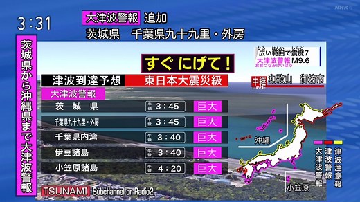 南海トラフ巨大地震nhkシミュレーション