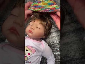 How I make an new born infant size baby hat on the 48 needle circular knitting machine