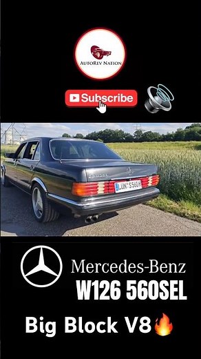 Mercedes Benz W126 560SEL #v8 #mercedes #mercedesbenz #oldschoolcars