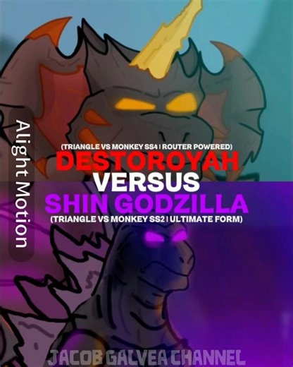 Destoroyah(TVM SS4 | Router Powered) vs Shin Godzilla(TVM SS2 | Ultimate Form) | REMAKE