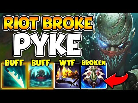 RIOT JUST OVER BUFFED LETHALITY PYKE AND IT'S 100% BROKEN! (ONE SHOT EVERYTHING)