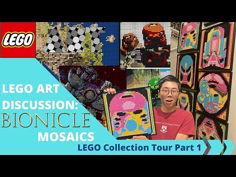 Custom LEGO Art: BIONICLE Mosaics! Tutorial and How To Make Your Own!