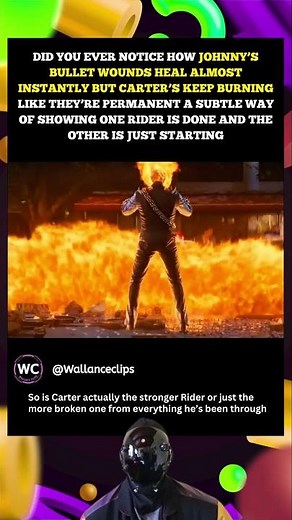 Ghost Rider Hidden Detail Johnny Blaze vs Carter | Ghost Rider Scene Marvel Movie Analysis