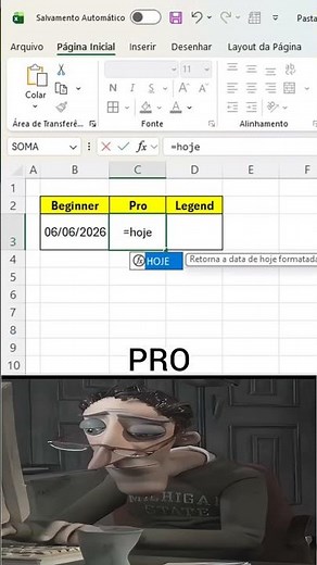 Três maneiras eficazes de incluir data de hoje no Excel