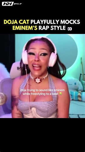 Doja Cat mocking Eminem’s Flow is going viral👀🔥 #eminem #dojacat #hiphop
