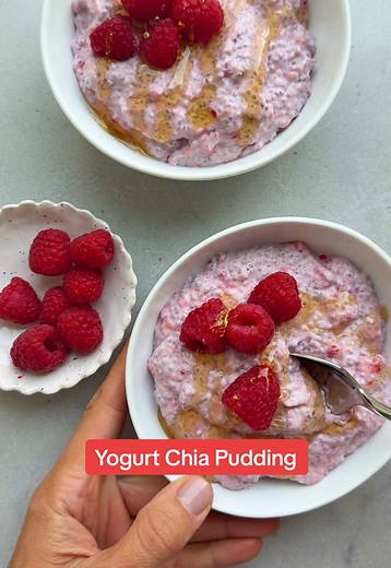 Yogurt Chia Pudding Recipe for High Protein and Fiber